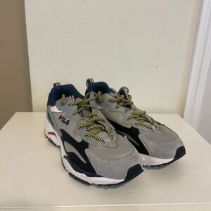 Fila Black and White Athletic Shoes